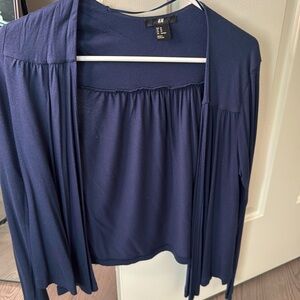 Blue sweater. H&M. XS.